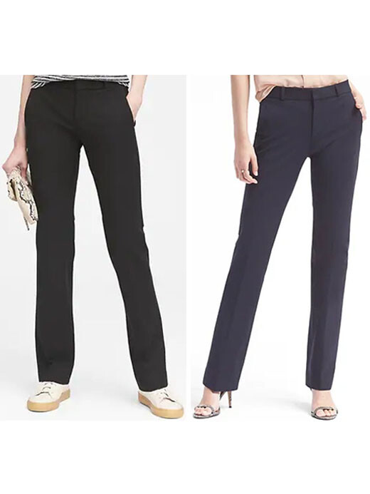 New Banana Republic $98 Logan Trouser-Fit Washable Bi-Stretch Pant Size 0,2L,6L