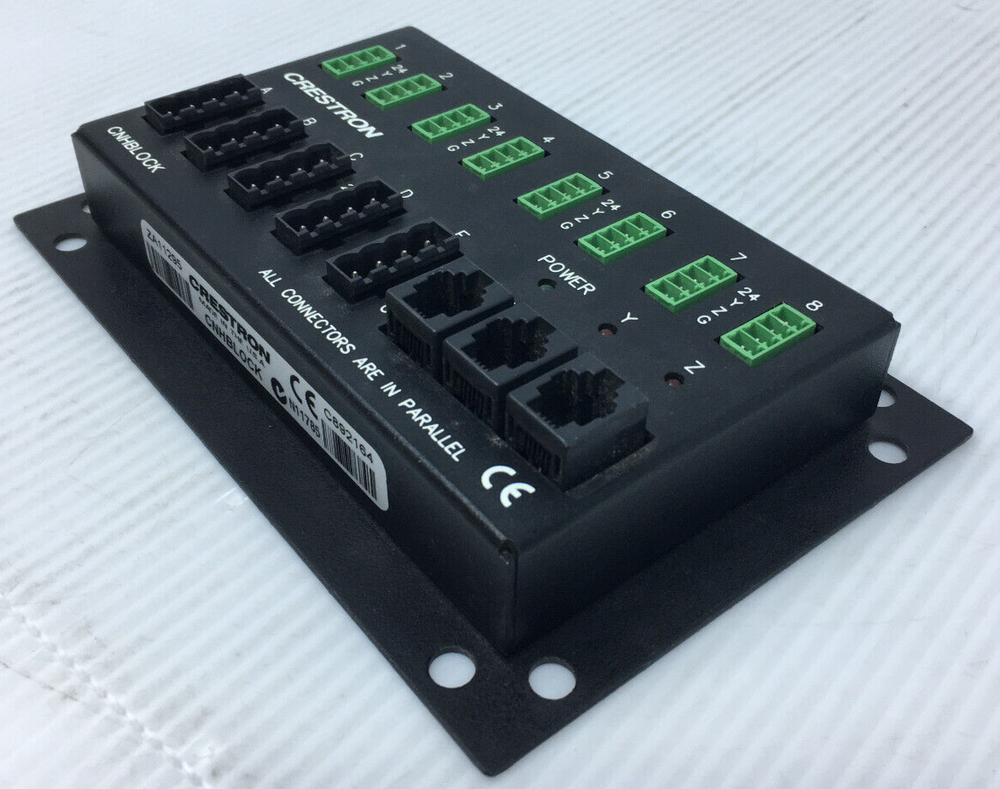 Crestron CNHBLOCK Rack-mountable Multi-type Cresnet Distribution Block