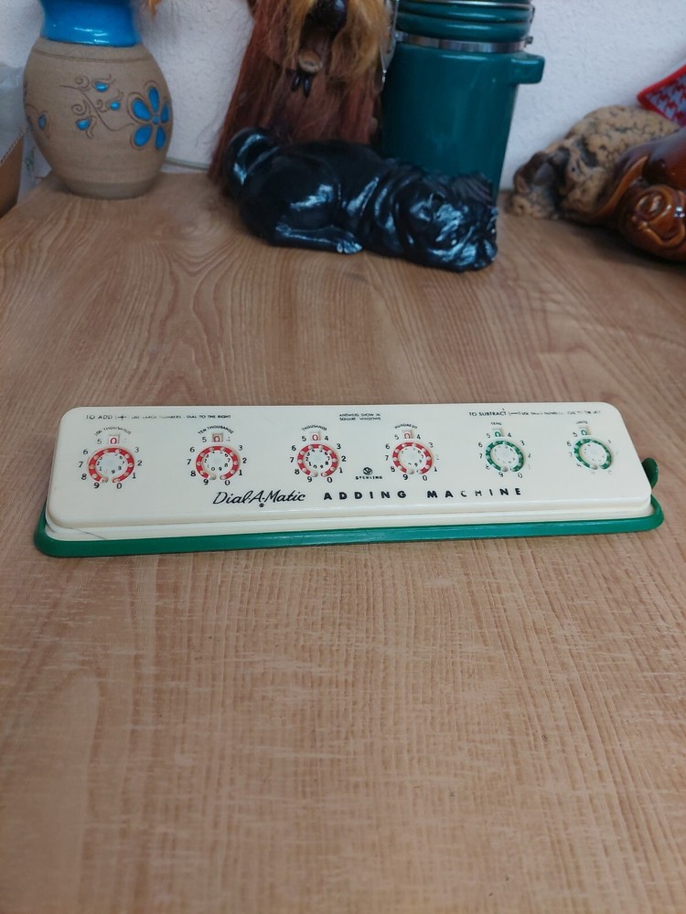 DIAL A MATIC ADDING MACHINE UNUSUAL