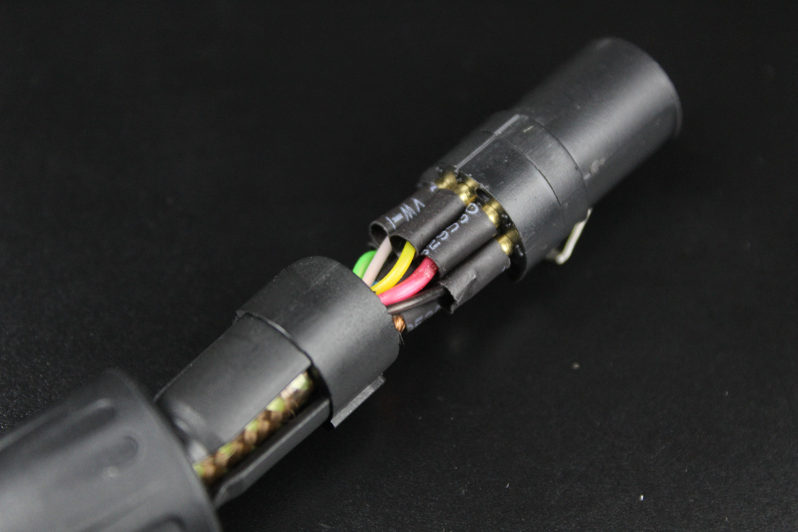 7 Pin XLR 20ft Female to Male Vacuum Tube Microphone 20' Cable Cord Brown Tweed