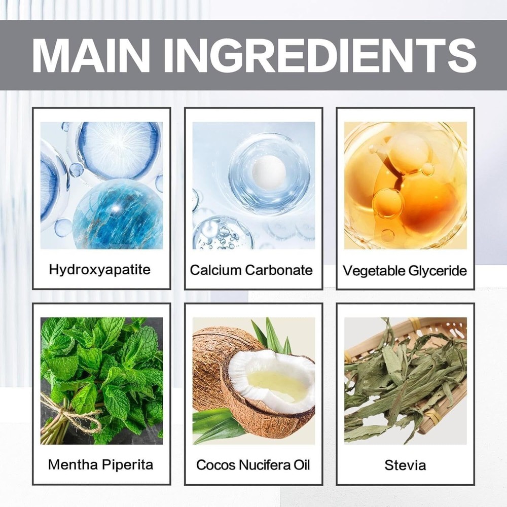 7.5% Hap Nano-Hydroxyapatite Toothpaste Remove Deep Clean For Sensitive Teeth✨~