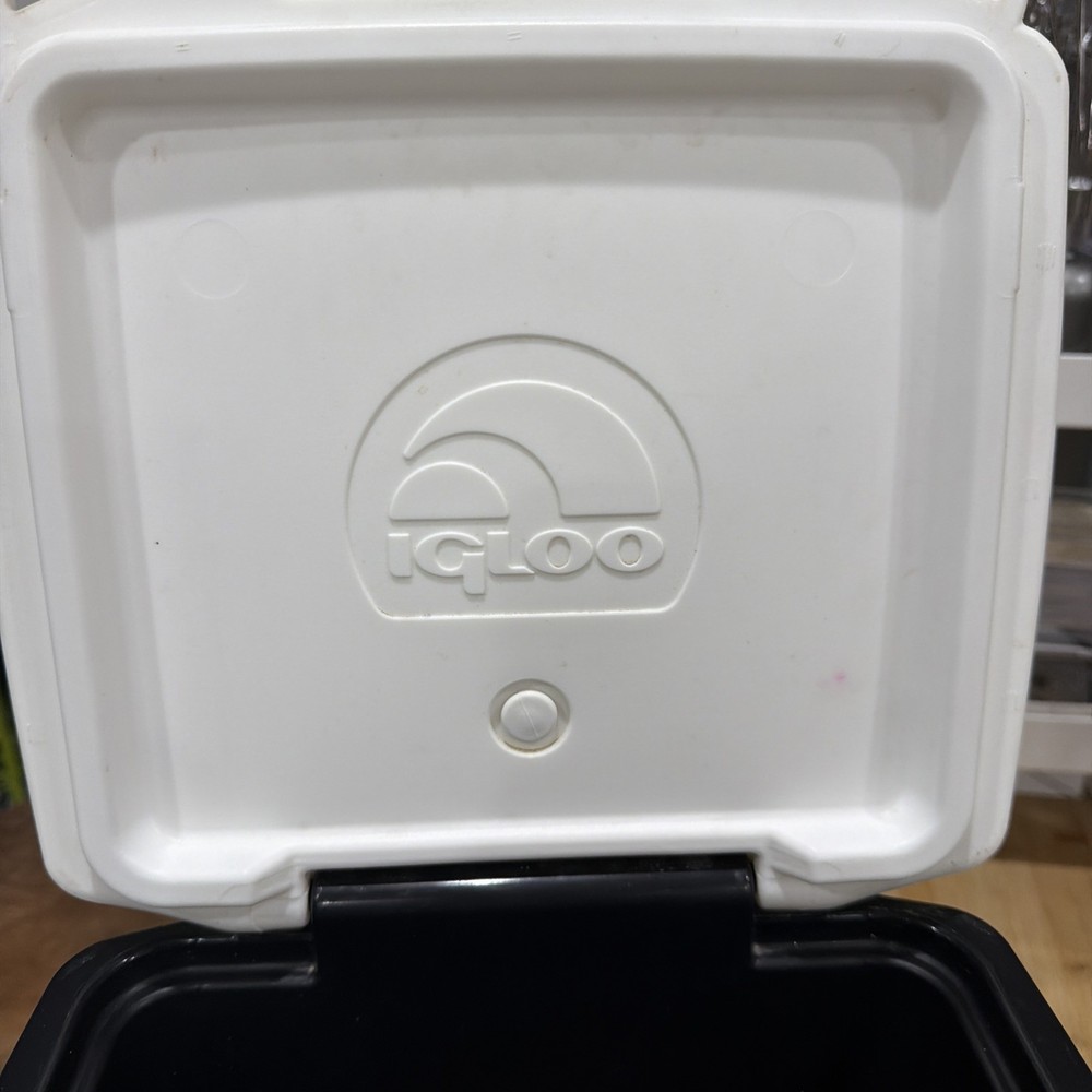 Igloo Quantum 12 cooler 18 can capacity Lockable USA. 12 Quart Gray White *