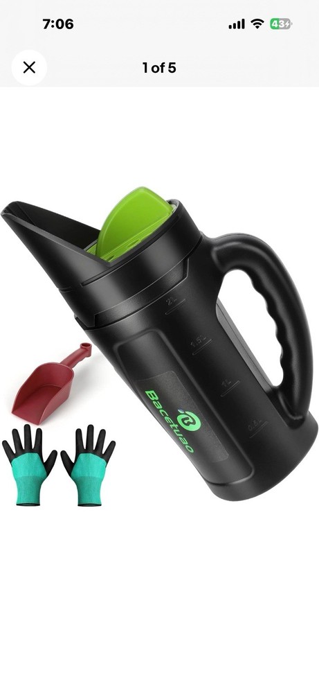 Adjustable Hand Spreader for Seed, Fertilizer