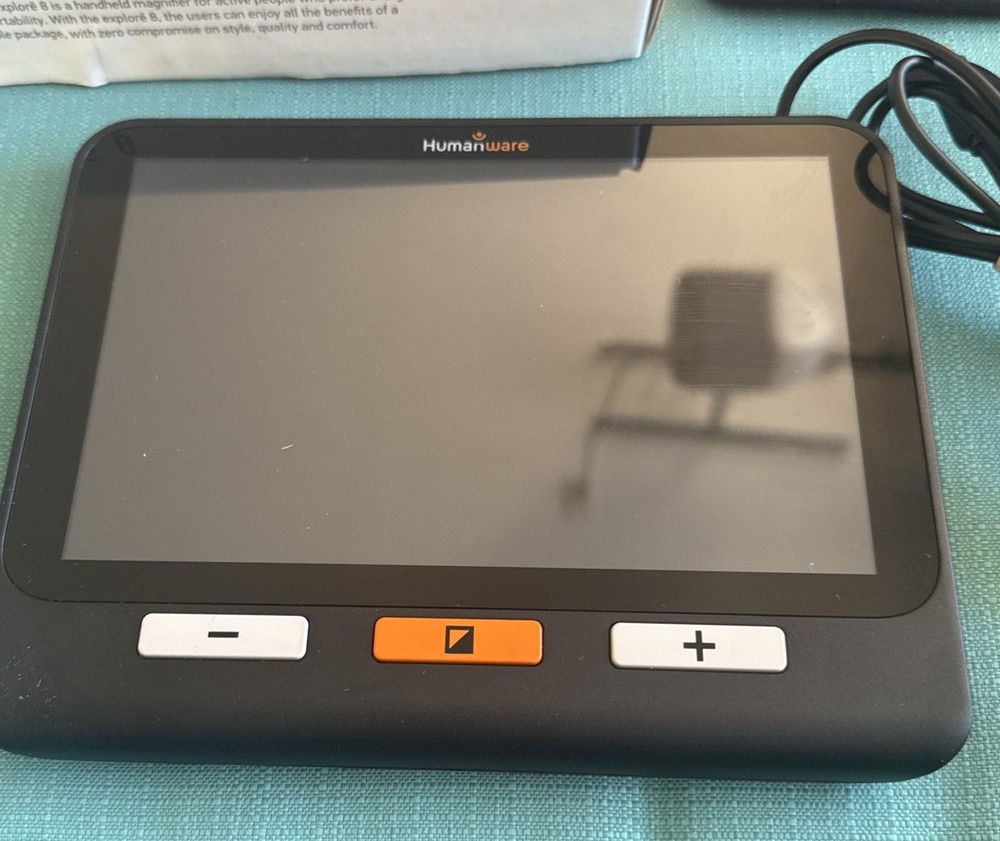 Humanware Explore 8 Portable Electronic Video Magnifier - Mint Condition