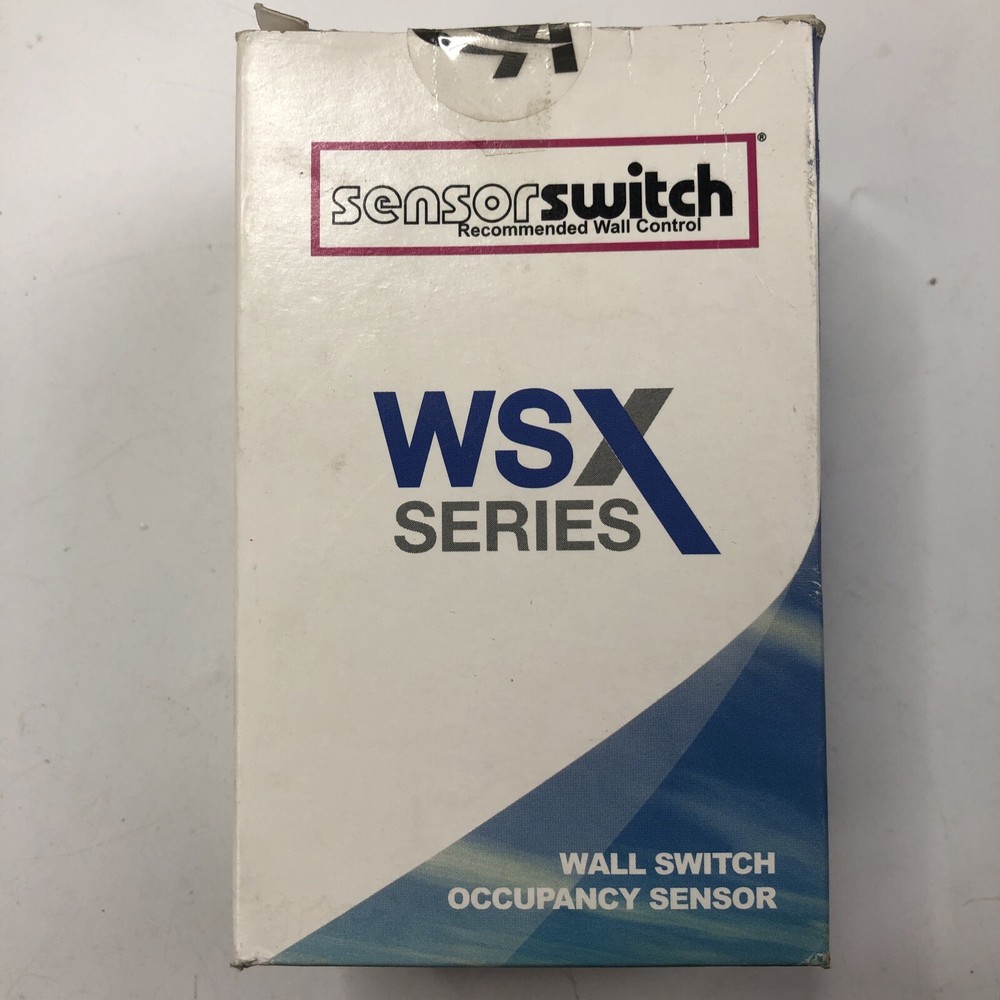 Occupancy Sensor Wall Switch WSX WH LED Accuity 216RF4 Single Relay White