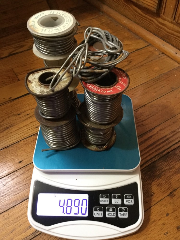 Acid Core Solder Lot 4.8lbs