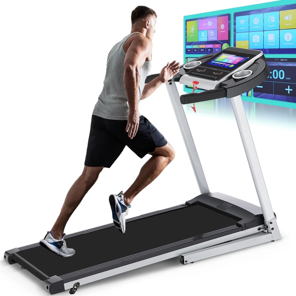 3.25 HP Folding Treadmill with Incline Running/Jogging Machine with 36 Programs~