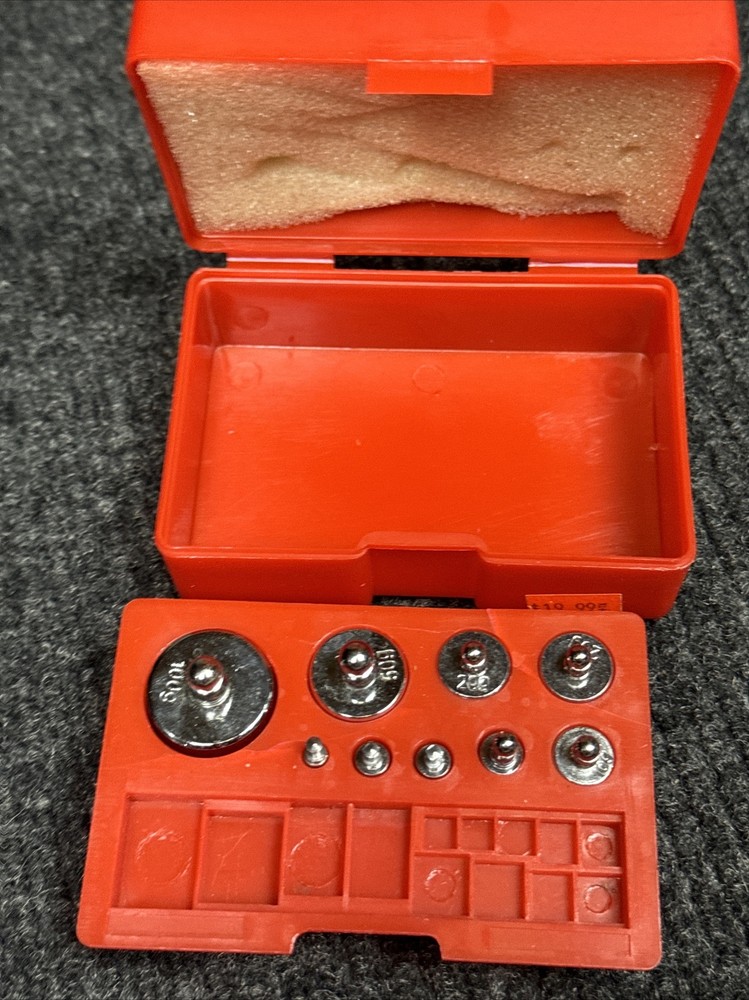 TPFM Calibration Weight Set 10mg - 100g Solid Steel Incomplete Partial Set READ