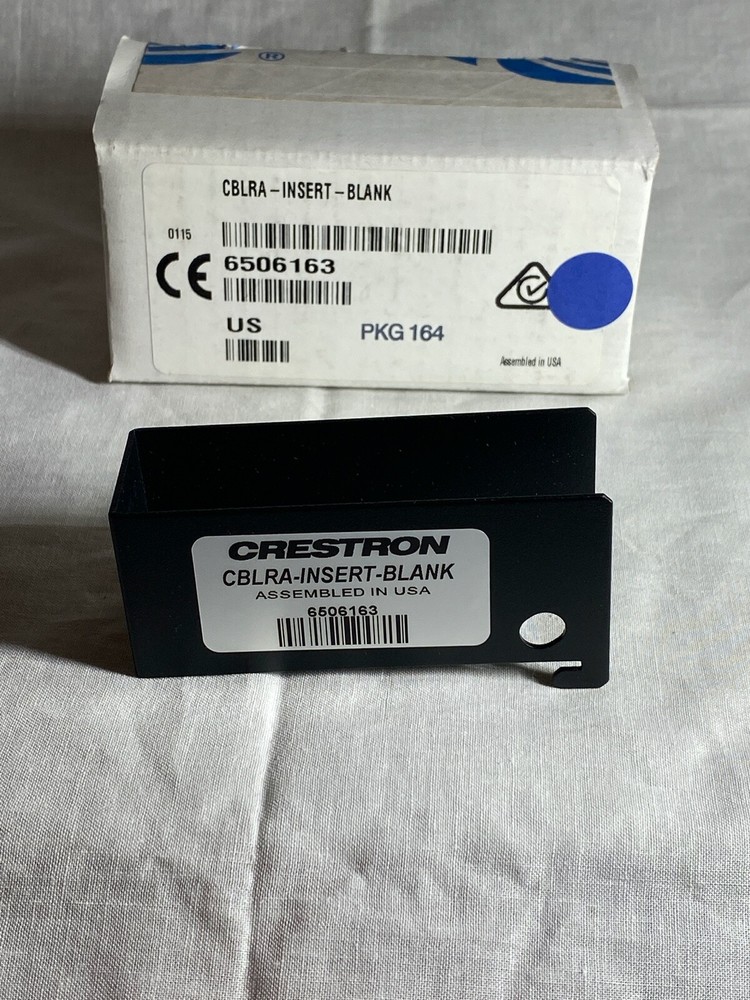 Crestron CBLRA-INSERT-BLANK Spacer Insert for Cable Retractor Mounting Brack STP