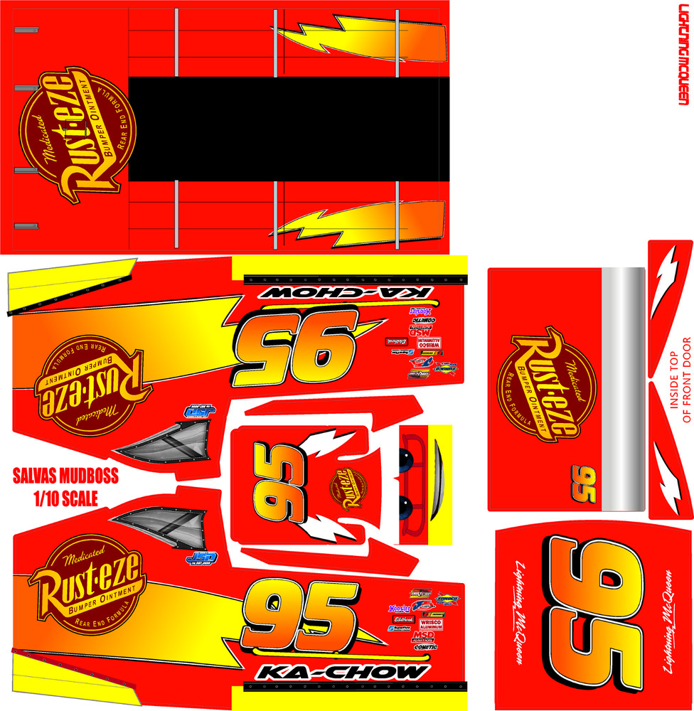 SALVAS MUDBOSS TRAXXAS SLASH LMAC THEME WRAP KIT