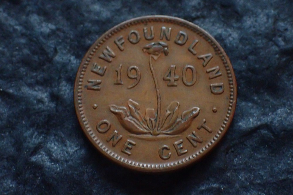 1940,   One cent,  Newfoundland,  Free shipping  in Canada