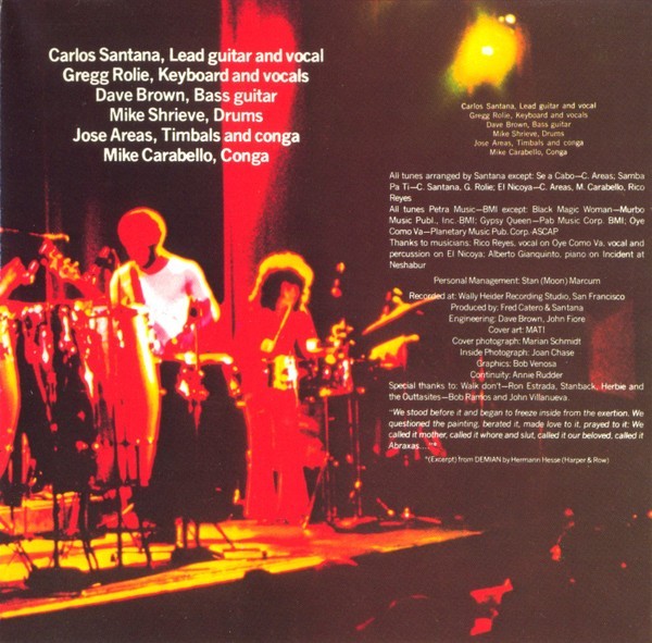 Santana : Abraxas (CD 1986 CBS)