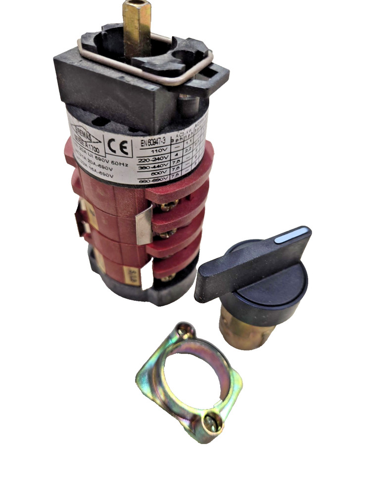 BREMAS CA0170009  12 Amp, 8-Pole Rotary Cam Switch