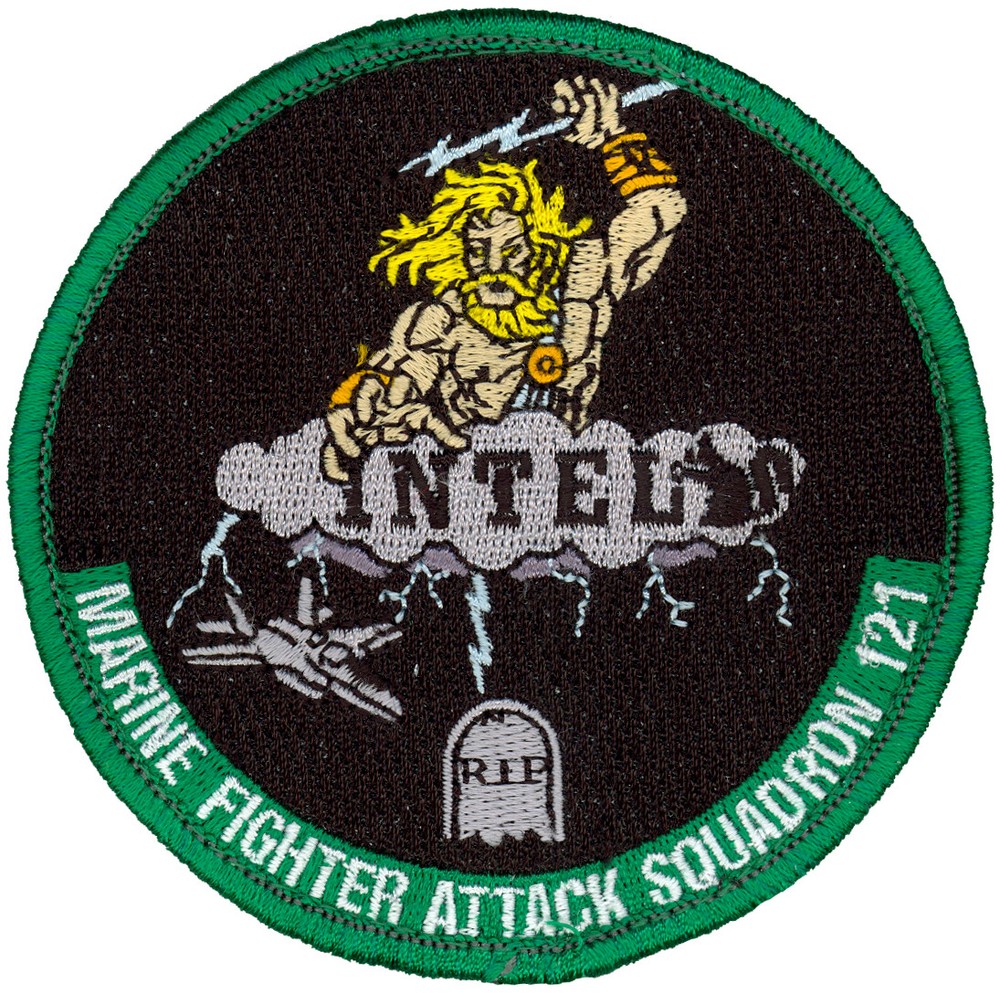 USMC MARINE FIGHTER ATTACK SQUADRON 121 (VMFA-121) – INTELLIGENCE PATCH