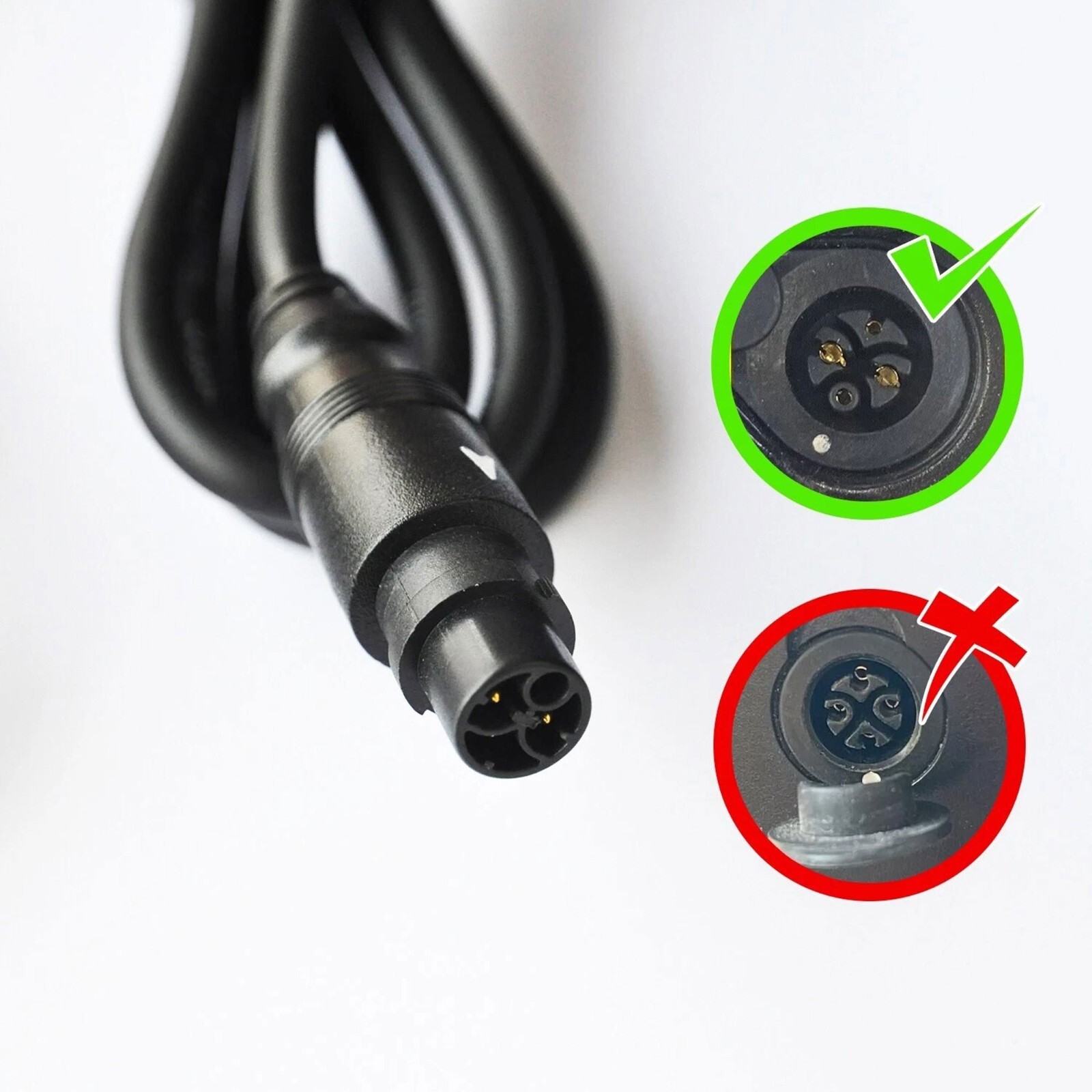 42V 4-Pin AC/DC Adapter Charger For Active E-Hybrid Hittroad Safari 36V eBike