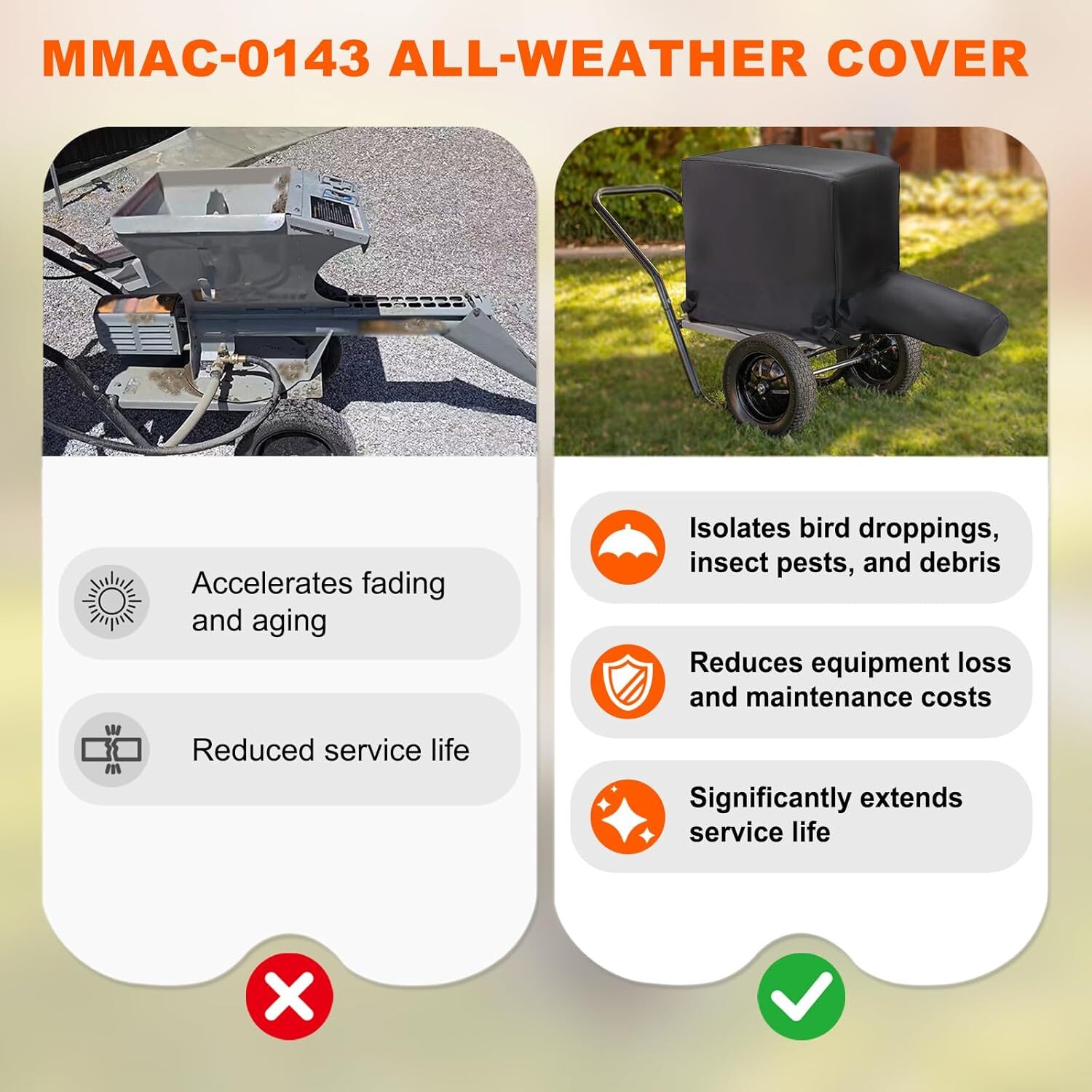 MMAC-0143 Mixers Cover,Compatible with Mud Mixer MMXR-3221 And E-Series Models