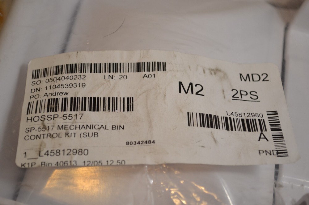 HOSSP-5517 Mechanical Bin Control Kit