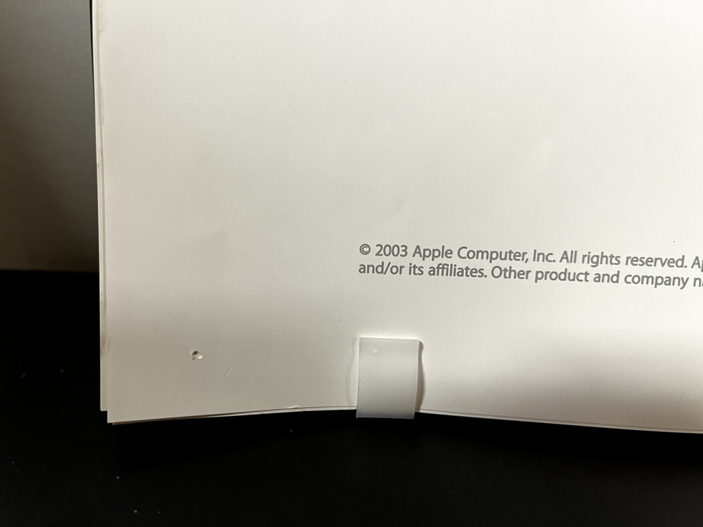 Vintage, Very Rare Apple Computer .mac Internet essentials Displayed Poster 2003