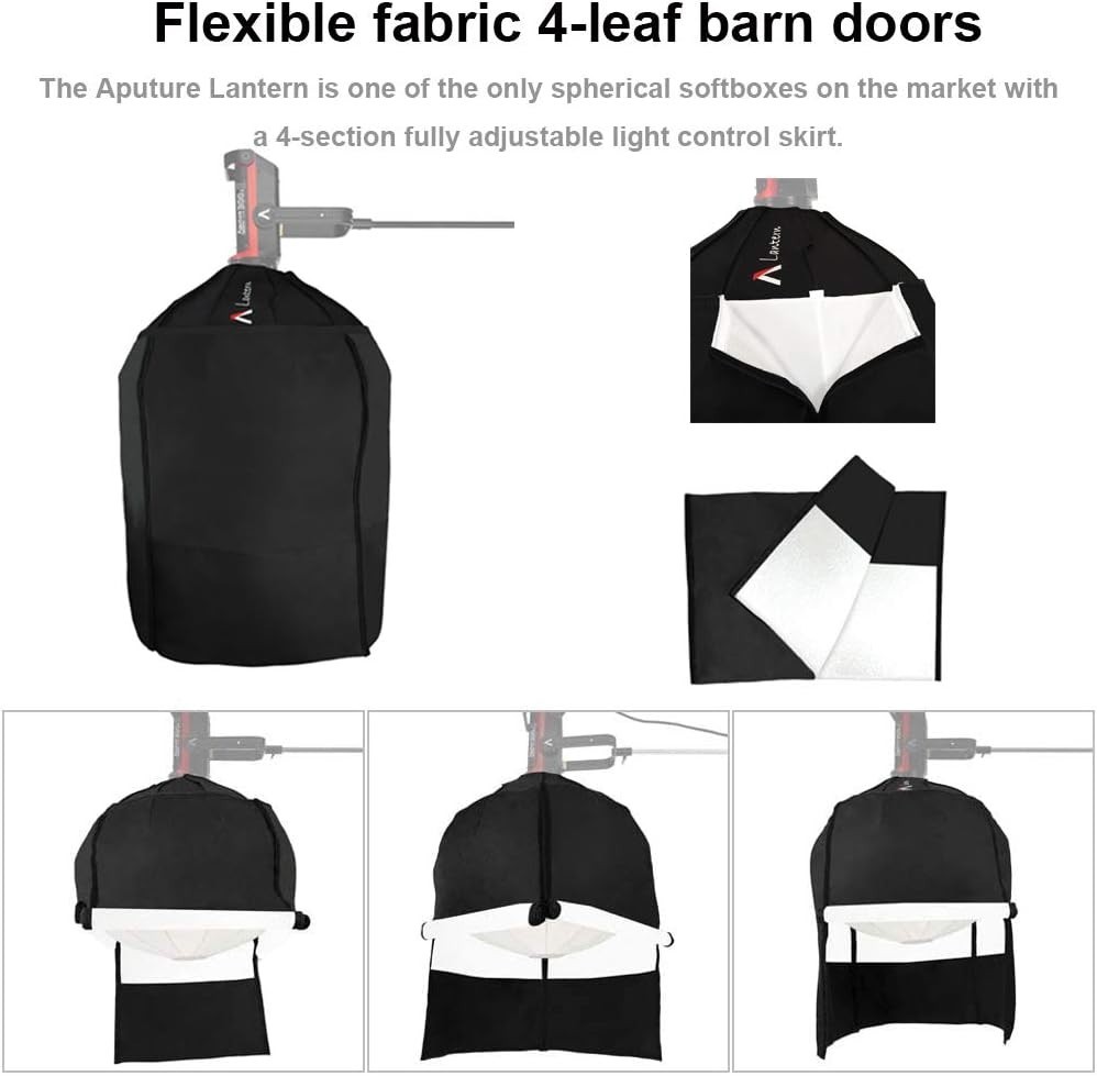 Lantern Softbox Soft Light Modifier,26inch, Quick-Setup Quick-Folding Space L...