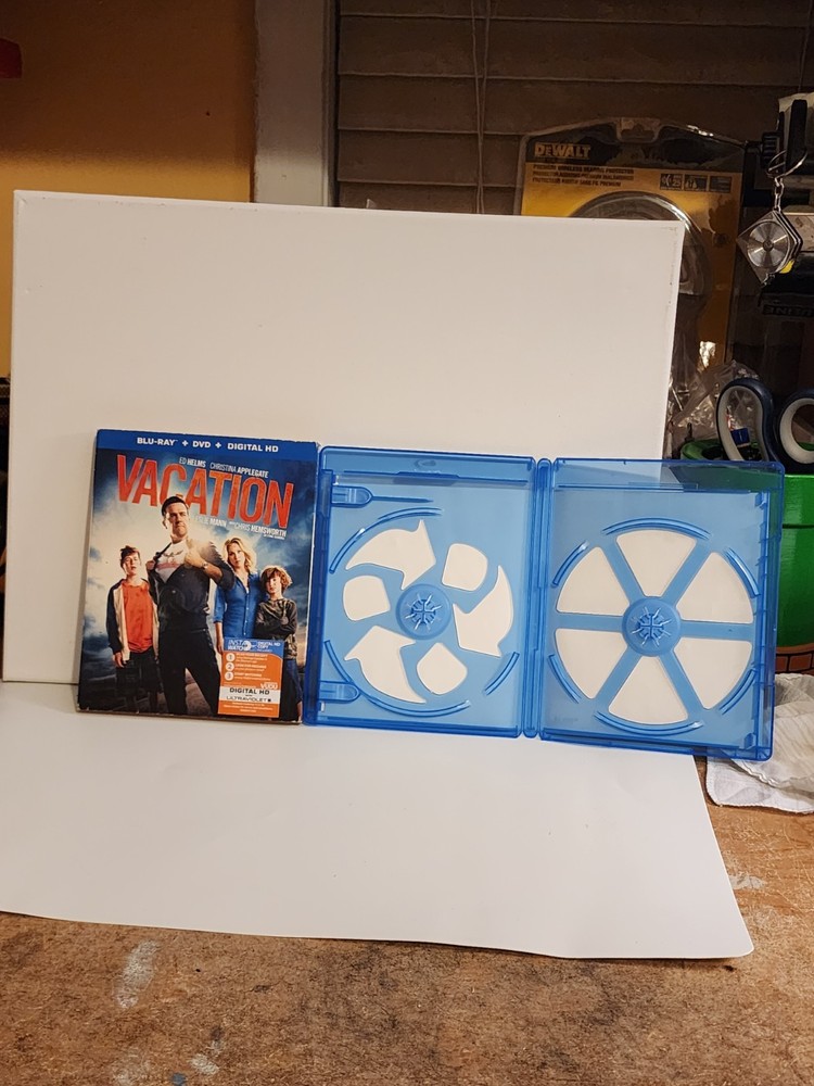 Replacement Empty Single Blu-ray Case W/ Custom Cover - (No Discs) For Vacation