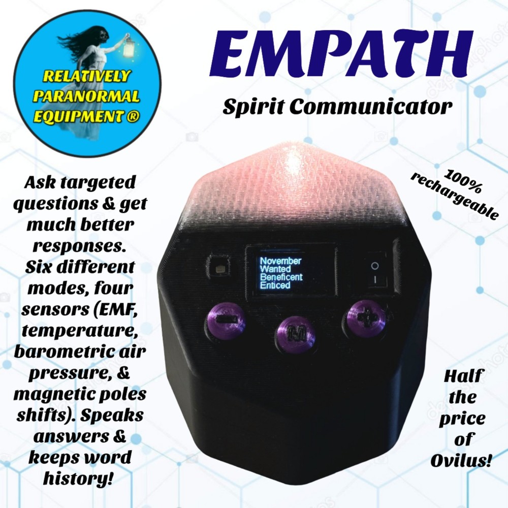 Empath - Spirit Communication Device 4 Ghost Hunting - Rechargeable
