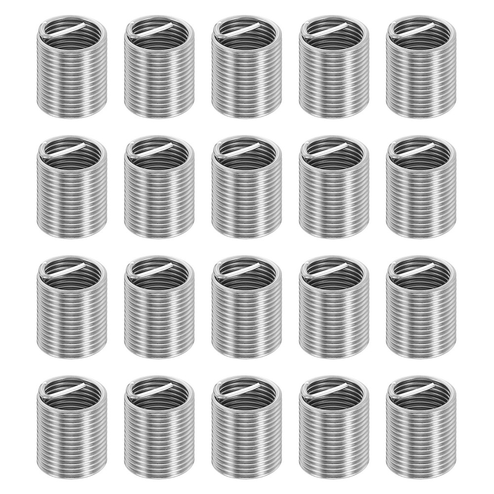 20pcs Wire Thread Inserts 3/8-24 UNF 2D 19mm Helical Threaded Sleeve