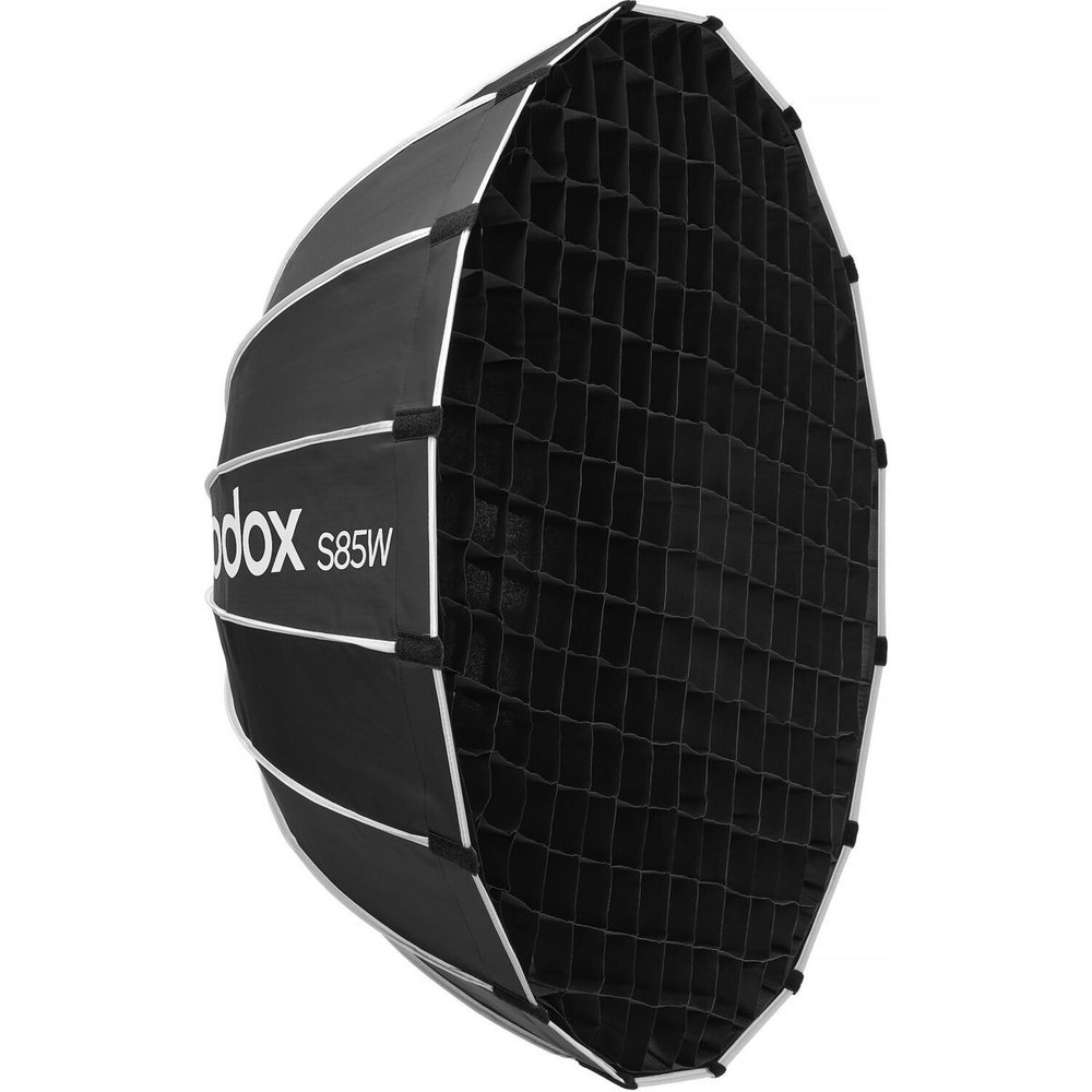 Godox Bowens Mount Quick Release Umbrella Softbox (Black/White, 33.5")