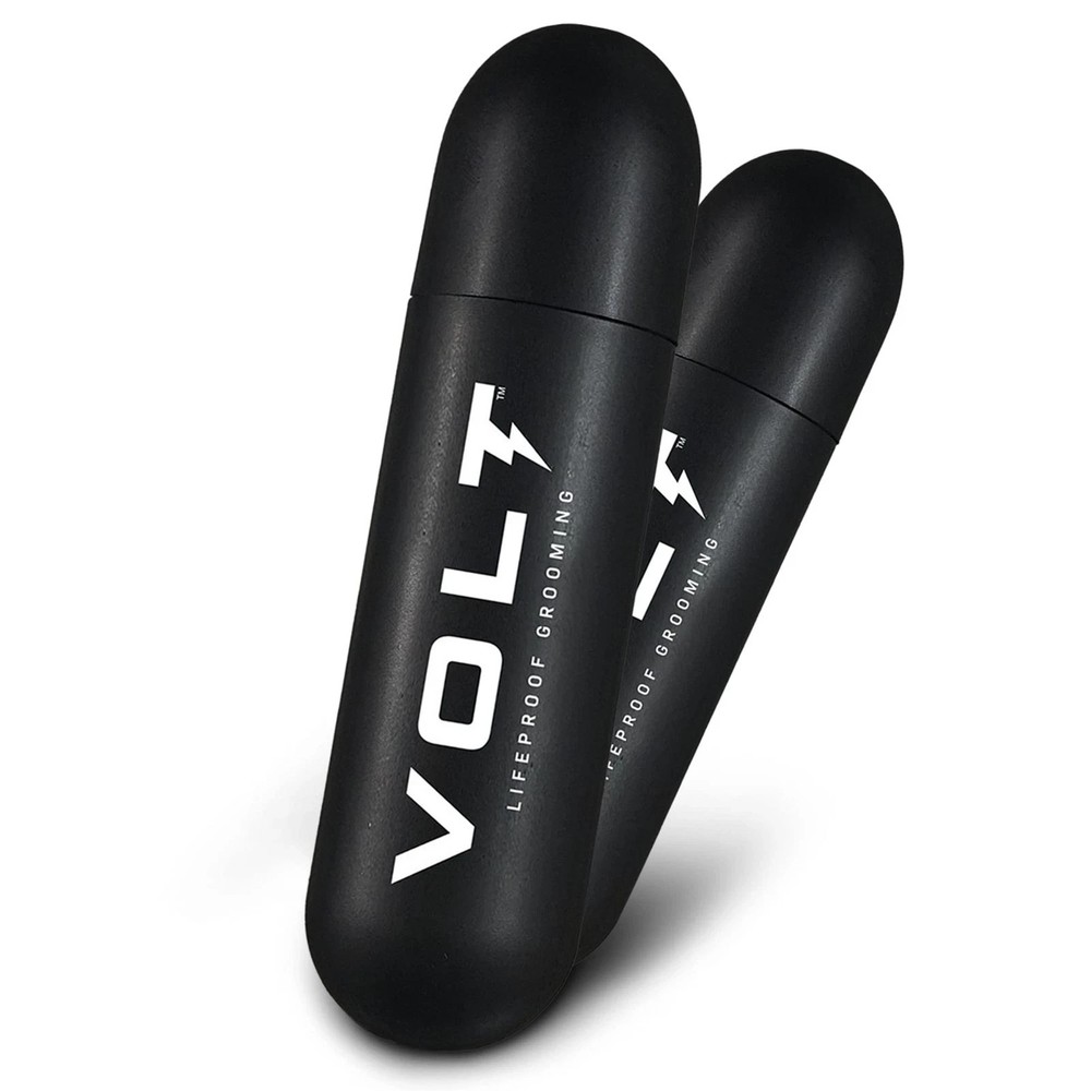 VOLT Grooming Instant Beard Color ECO 2 Pack Refill Quick Drying Onyx Black