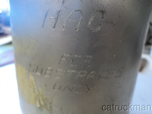 Custom Coolant Pot marked" "HAC for substrates only" surface grinder application