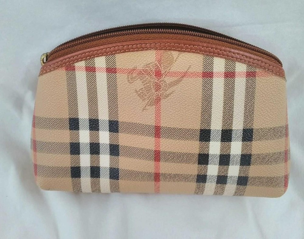 Burberrys Nova Check Eclair Vintage Pouch