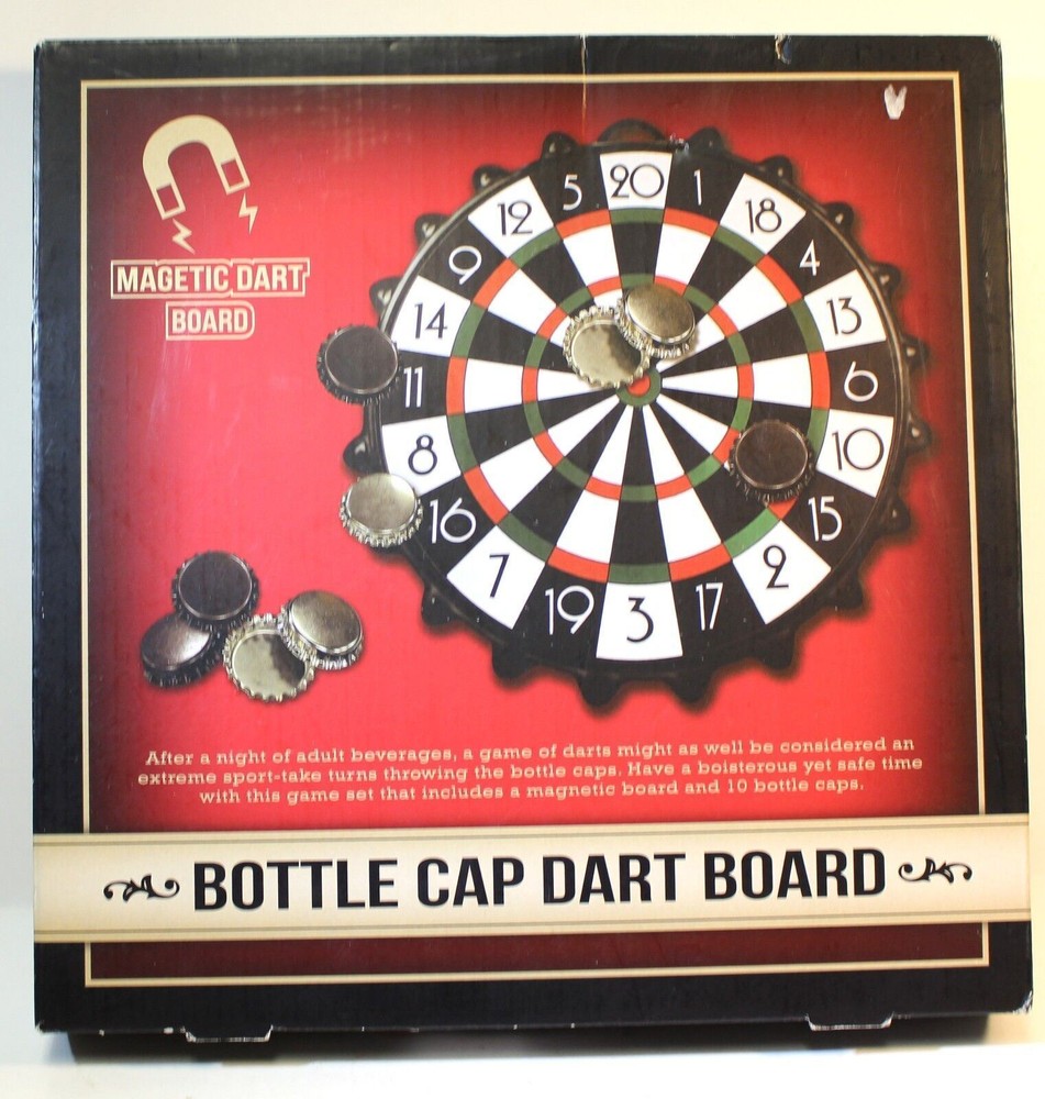 Samsonico Magnetic Beer Bottlecap Dart Board