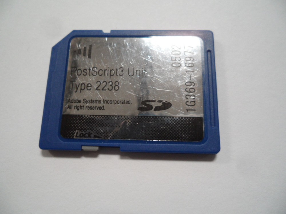 RICOH POSTSCRIPT 3 UNIT TYPE 2238 411602 2232C 2238C 2228C
