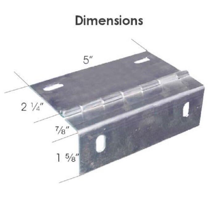 Replacement Offset Hinge for Vehicle Center Console Armrest