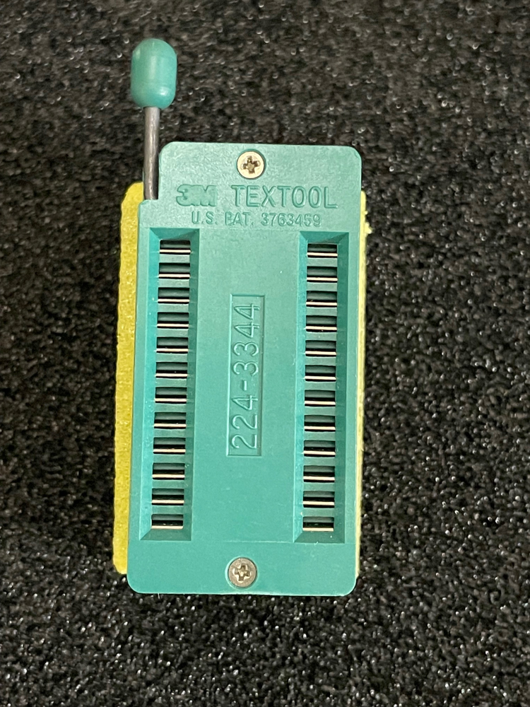 1pc 3M 224-3344 TEXTOOL DIP ZIP SOCKET 24POS **NOS
