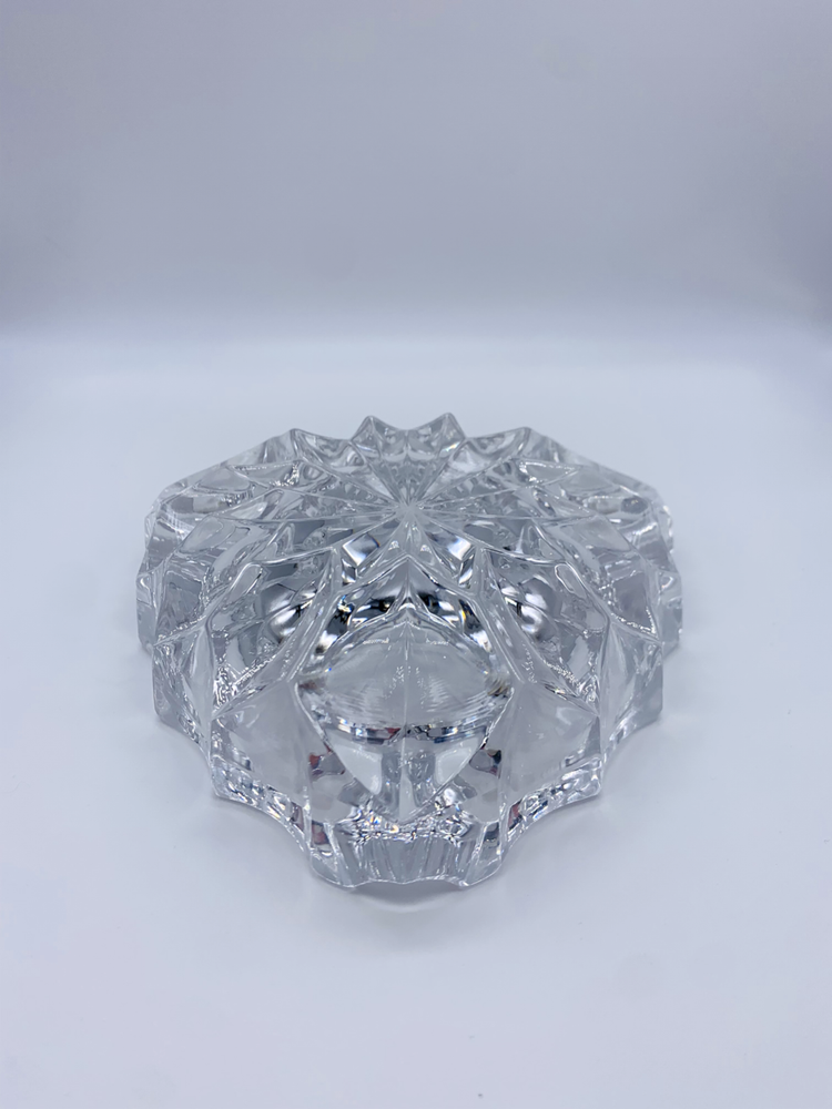 Vtg MCM Crystal Ashtray