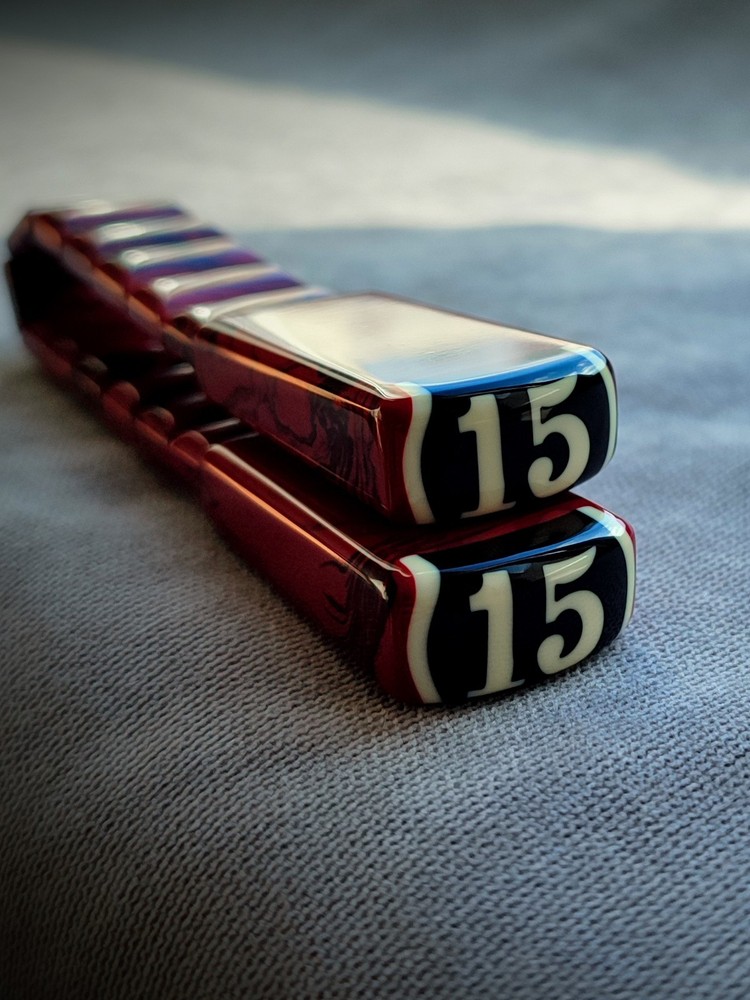 № 15 MASSIVE Luxury Flip rosary SAMURAI Billiard ball Gift CHETKI Четки Handmade