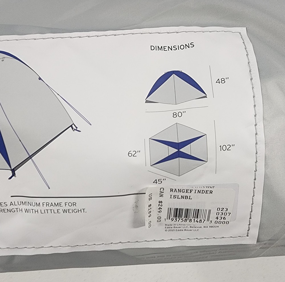 Eddie Bauer Rangefinder Alu 2 Tent