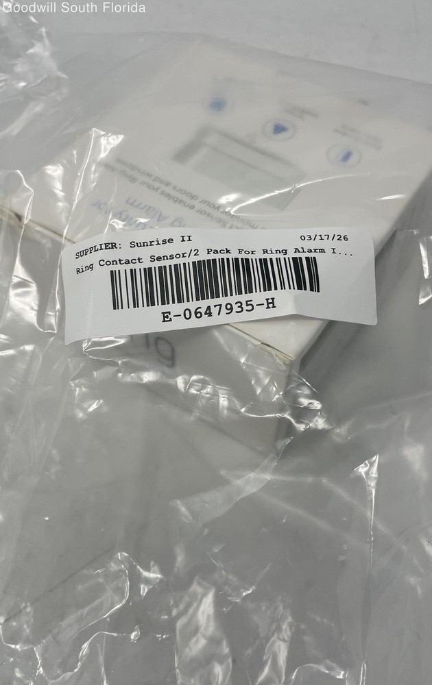 Ring Wireless Contact Sensor 2 Pack For Ring Alarm In Open Box Not Tested