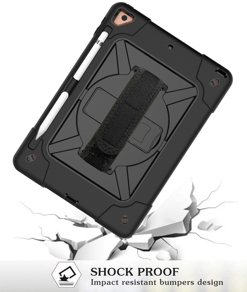 For iPad 5th 6th 7th 8th 9th Generation 10.2" Shockproof Rugged Case Stand Cover