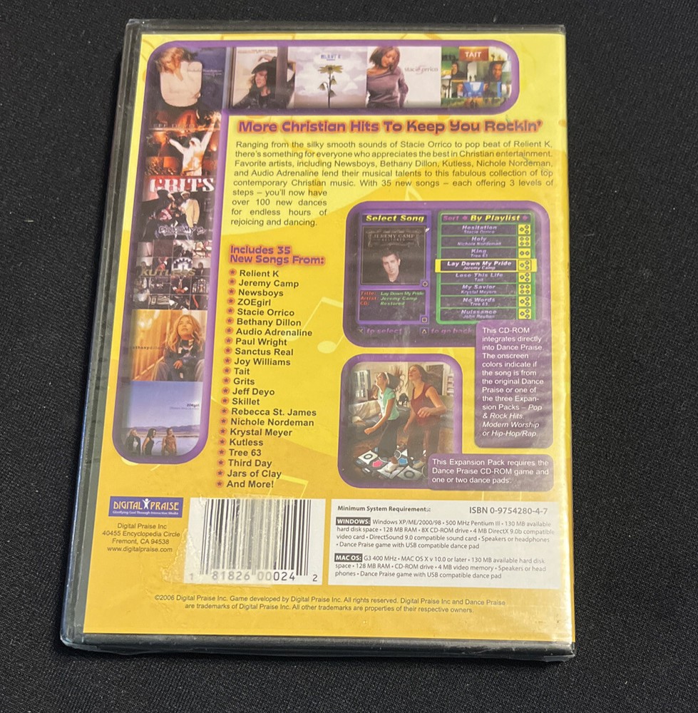 Dance Praise Expansion Pack Vol 3: Pop & Rock Hits Pc Windows Xp/Mac