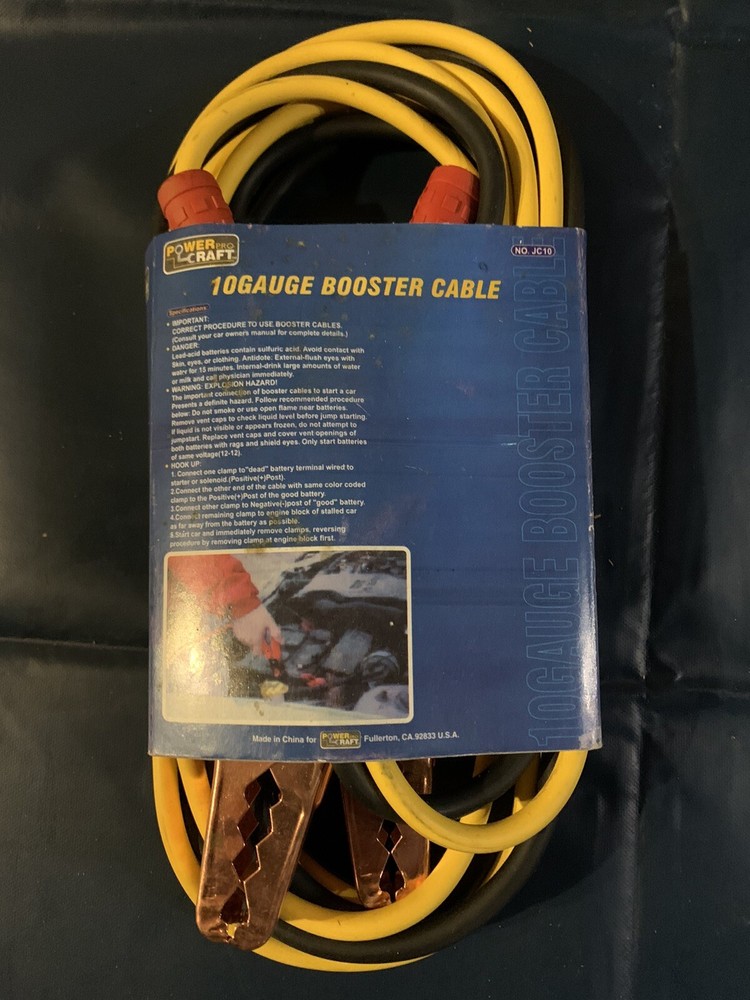 JC10 Booster Cable 10 Gauge