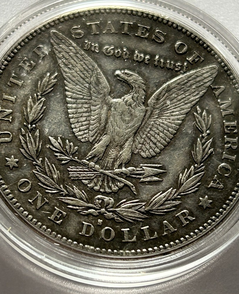 1878 s Morgan silver dollar in protective case