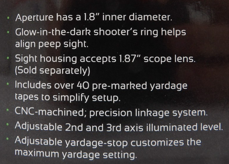 Truglo 1-Pin Range Rover - Zero-In Elevation Adjustment Dial Sight Light - Left