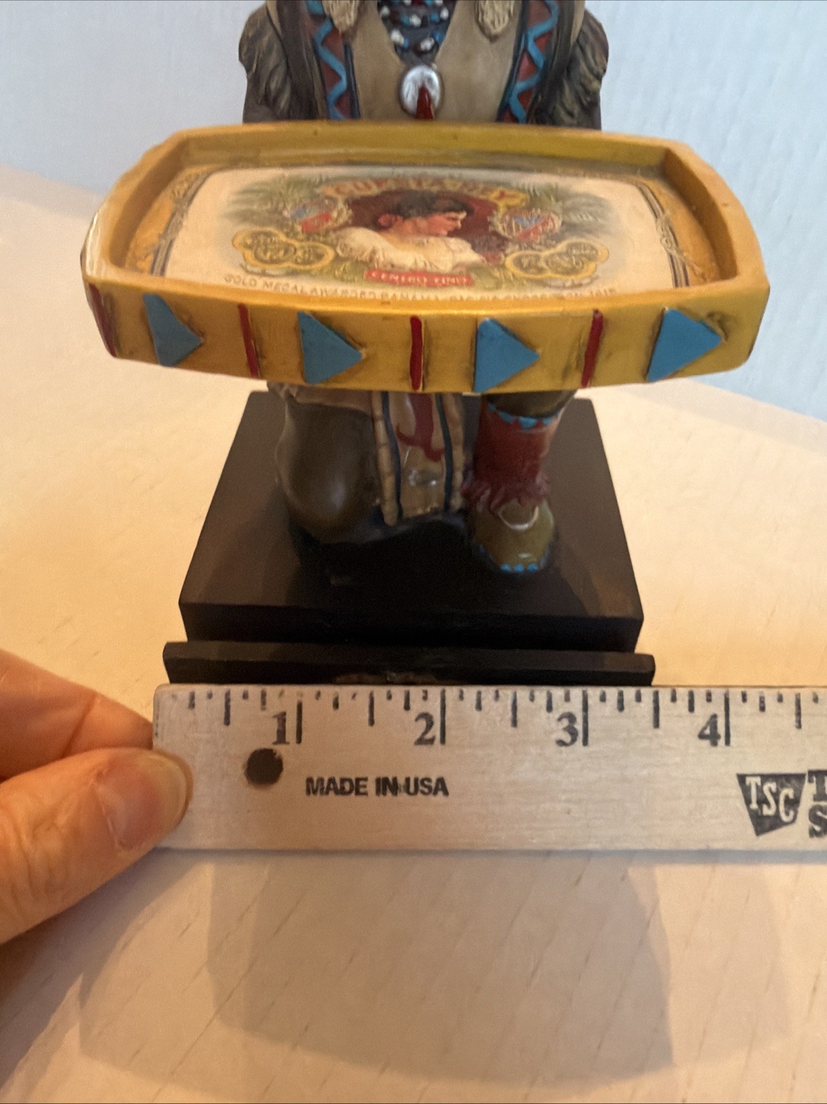 CUESTA REY LIMITED EDITION CHIEF COPPER PENNY COLLECTIBLE CIGAR STORE INDIAN