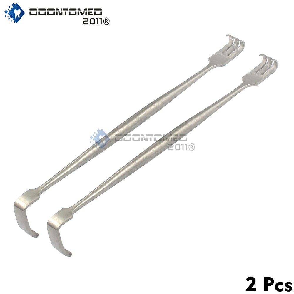 2 Pcs Senn Muller Retractor Sharp 6.25" Sharp Surgical Instruments