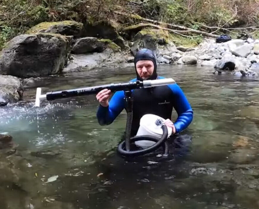 GOLD-n-SAND Hand Dredge X-Stream Hybrid Pro with Ergo the Handle  FREE SHIPPING!