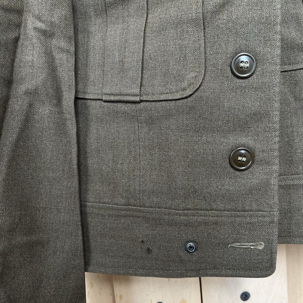 VTG 1946 Post WWII Era US AAF Wool Jacket 36R - Training Command/E5 Rank Patches