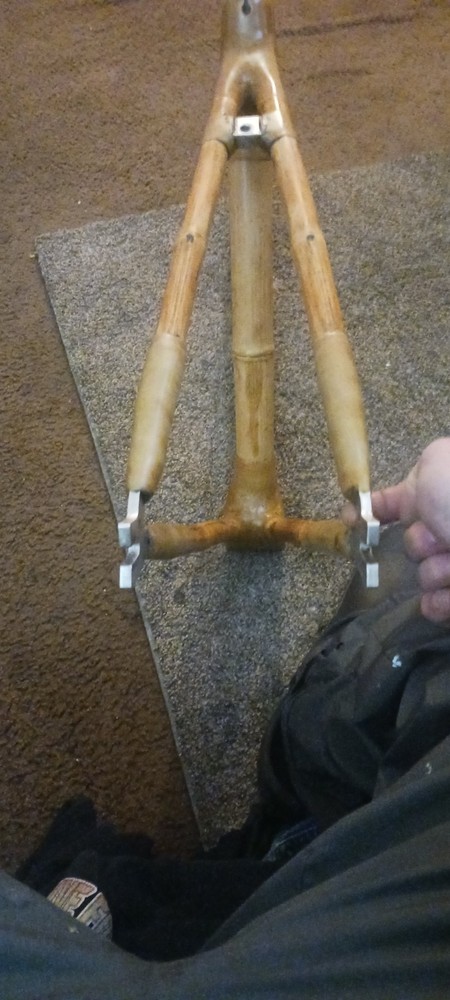 bamboo bicycle frame FIXIE style