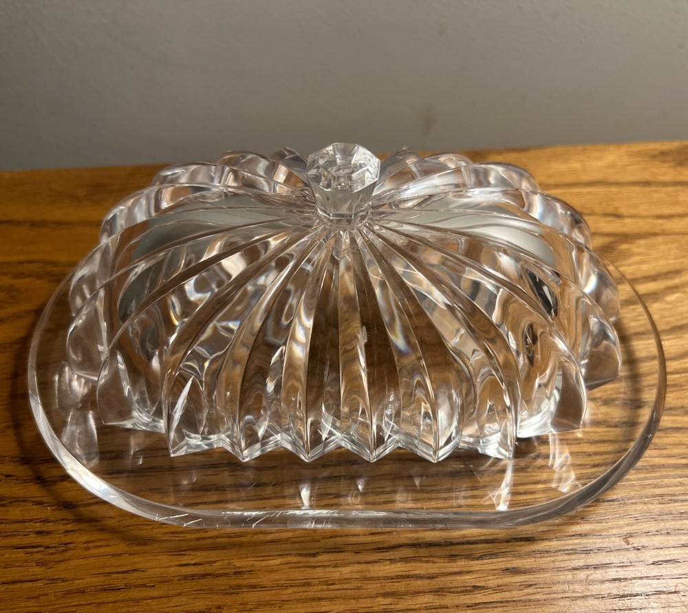 Lucite Butter or Cheese Serving Tray
