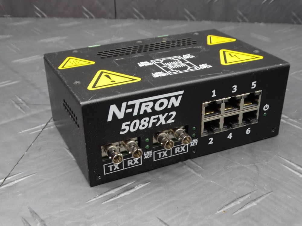 Red Lion N-Tron 508FX2-SC Multimode SC Style Ethernet Switch